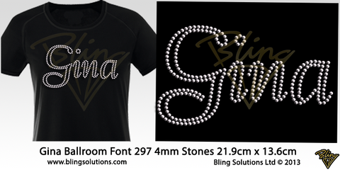 Gina (Ballroom Font)