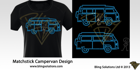 Campervan Matchstick Design